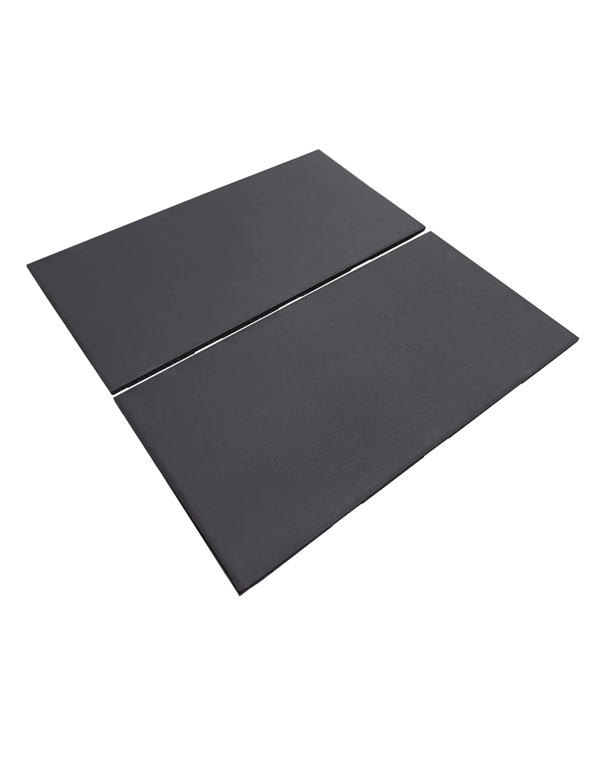 20mm Premium Black Rubber Gym Floor Tile (1m x 0.5m / Black) - Image 2