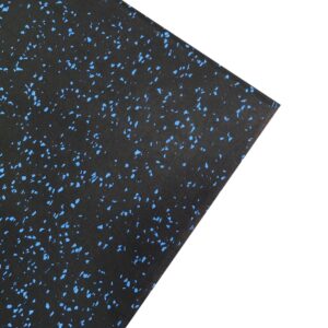 30mm Premium Blue Rubber Tile (1m x 0.5m / Blue Fleck)