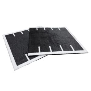 30mm Black Premium Sled Track Turf Tile 1x1m