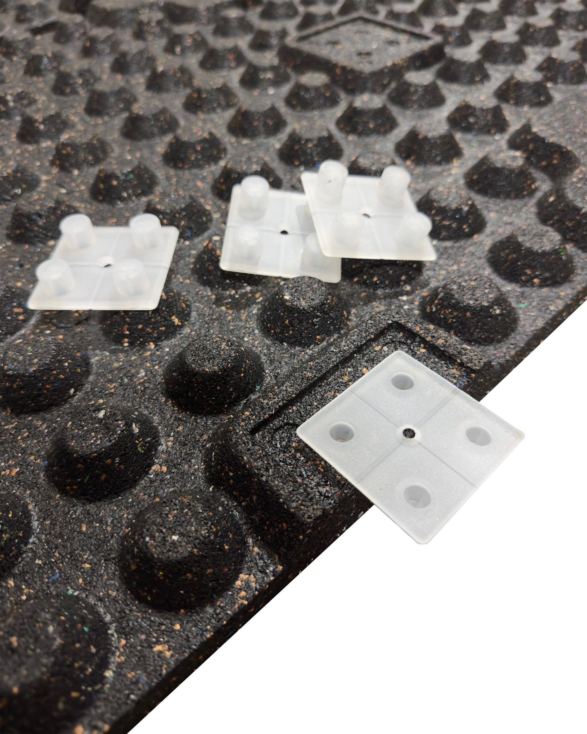 30mm Premium Black Rubber Gym Floor Tile (1m x 0.5m / Black) - Image 5