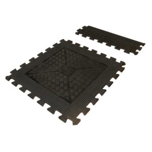 Rubber Interlocking Gym Floor