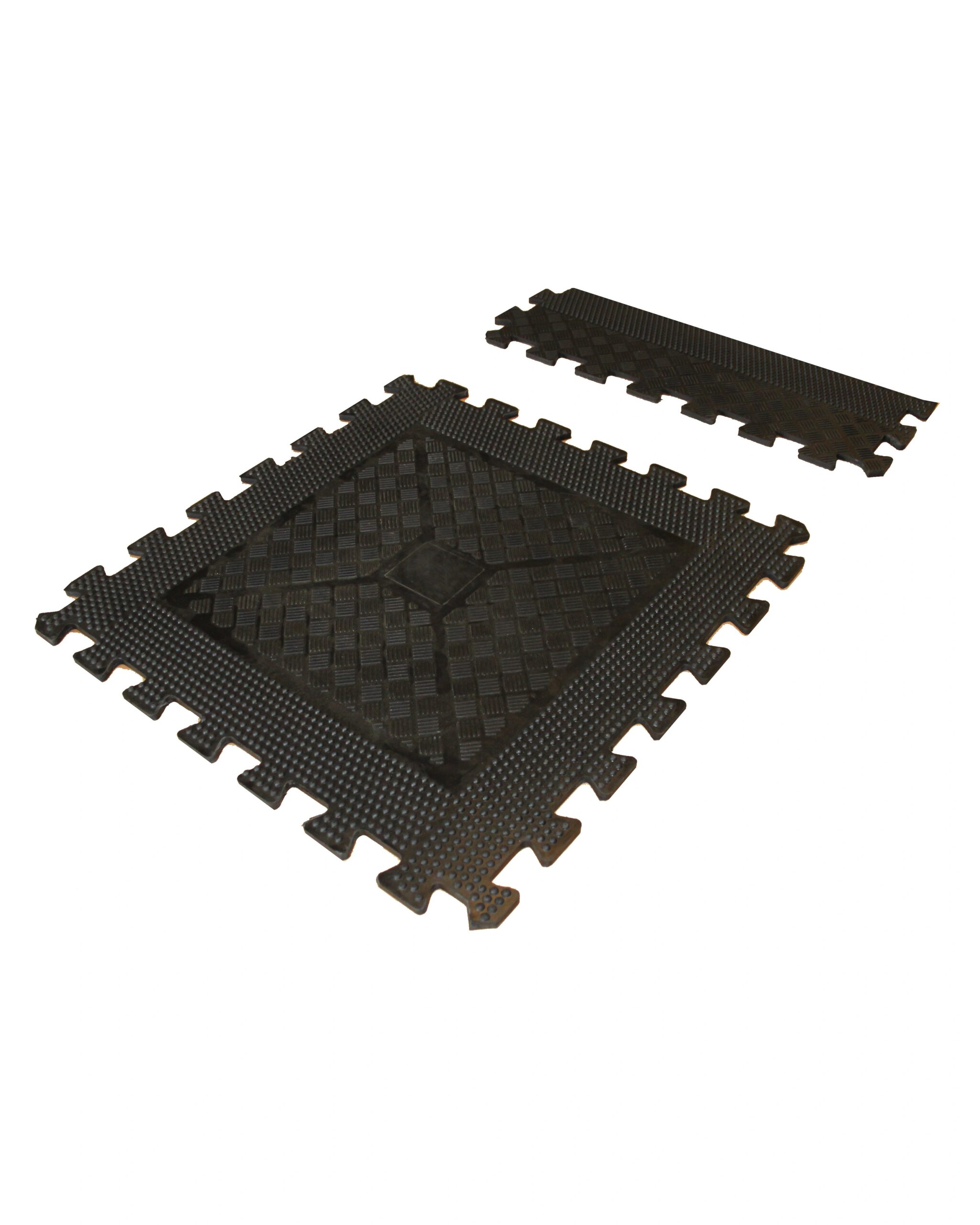 Rubber Interlocking Gym Floor